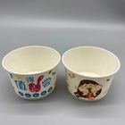 Offset And Flexo Biodegradable Paper Bowls Double Wall PE Coated
